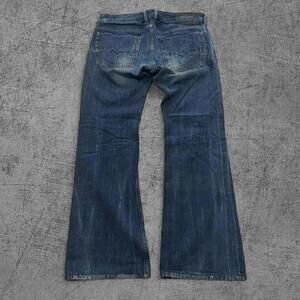 Y2K Diesel Nathan Raw Denim Flare Jeans
